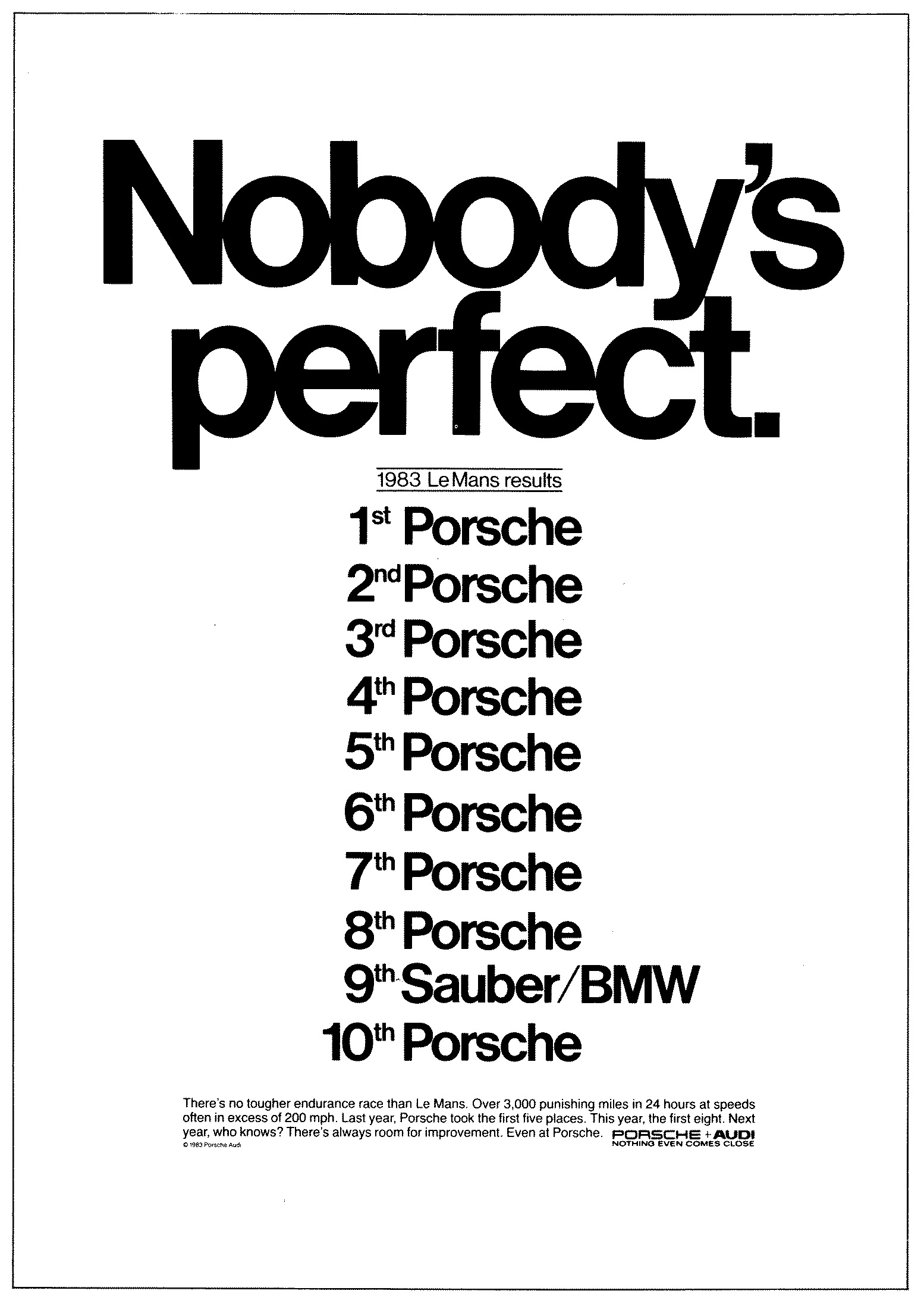 Porsche poster